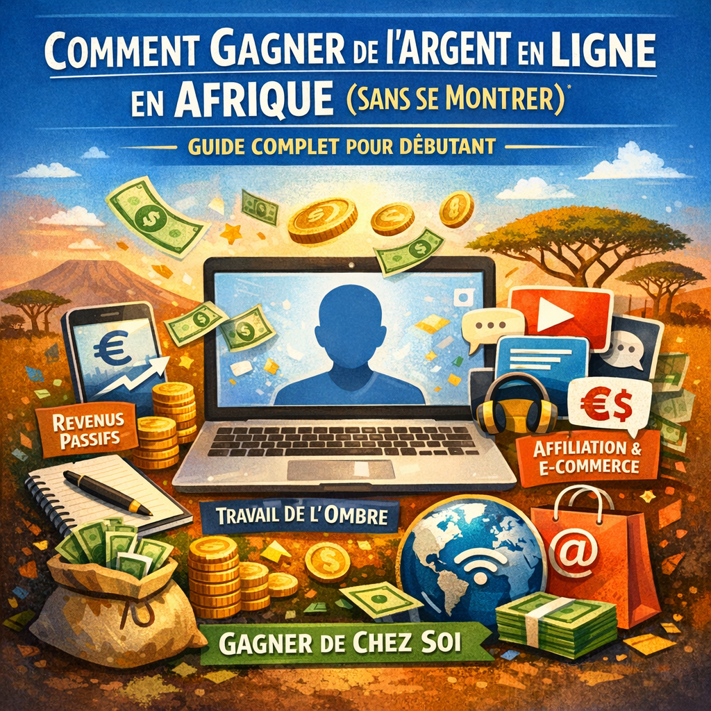 comment gagner de l’argent en ligne en afrique (sans se montrer)