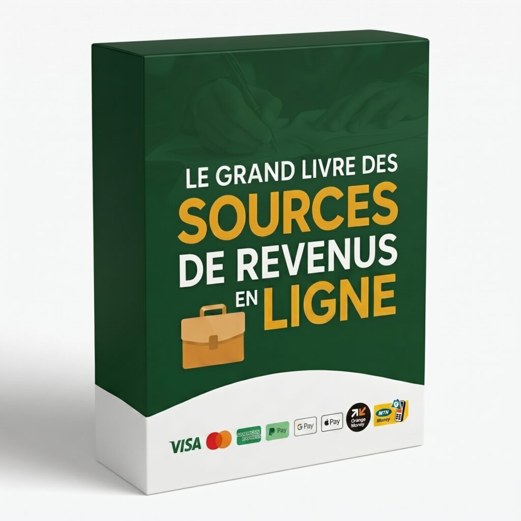 couverture le grand livre des sources de revenus en ligne gagner de l'argent en ligne: le grand livre des sources de revenus en ligne