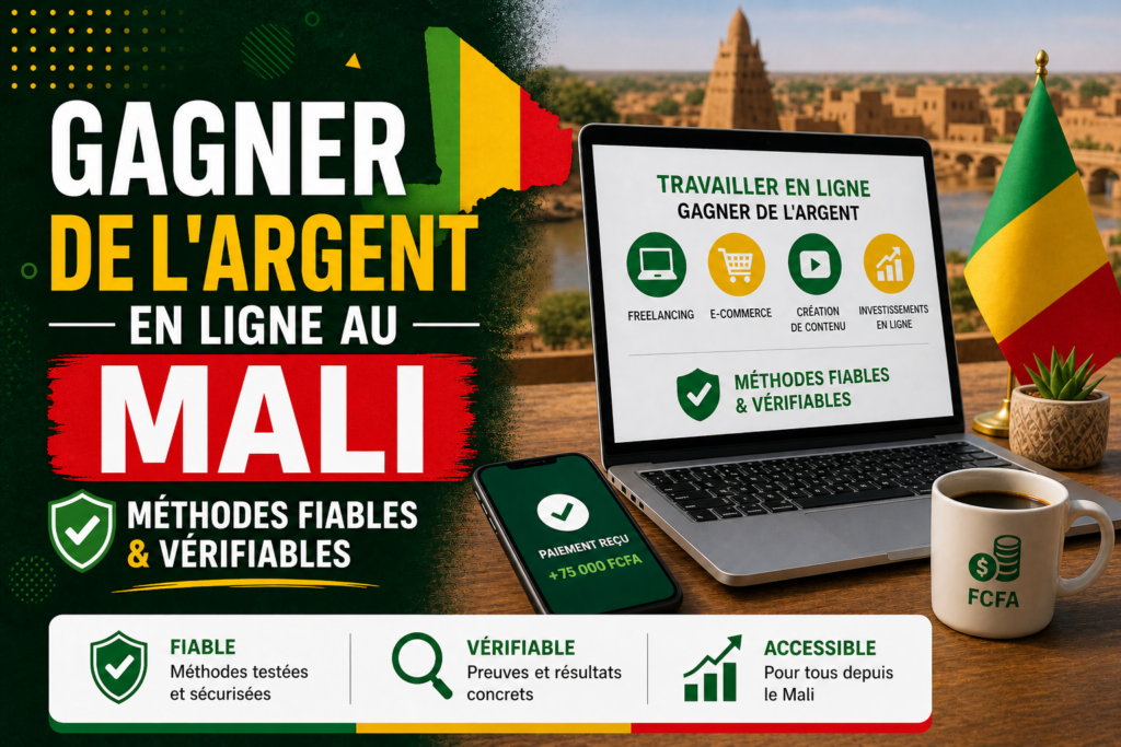 gagner de l'argent en ligne au mali