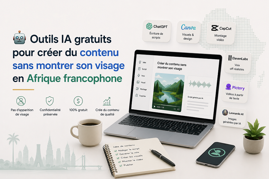 outils ia gratuits pour créer du contenu sans montrer son visage