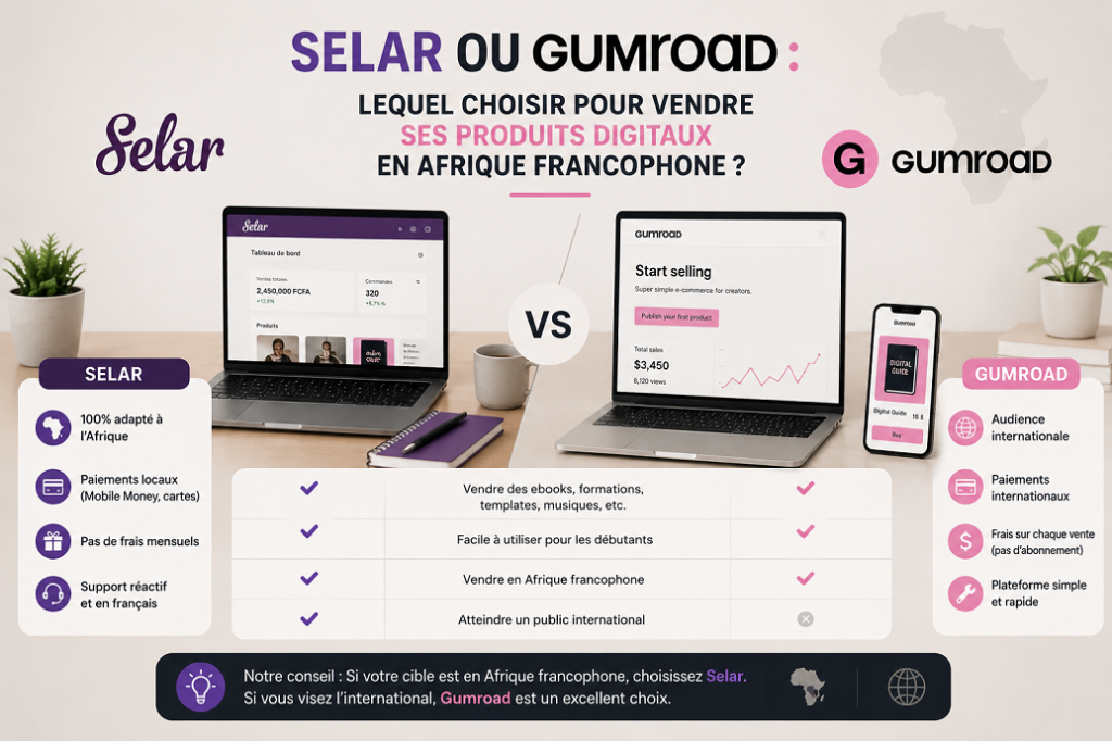 selar ou gumroad