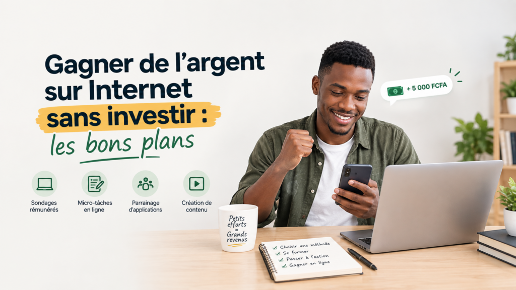 gagner de l’argent en ligne sans investir